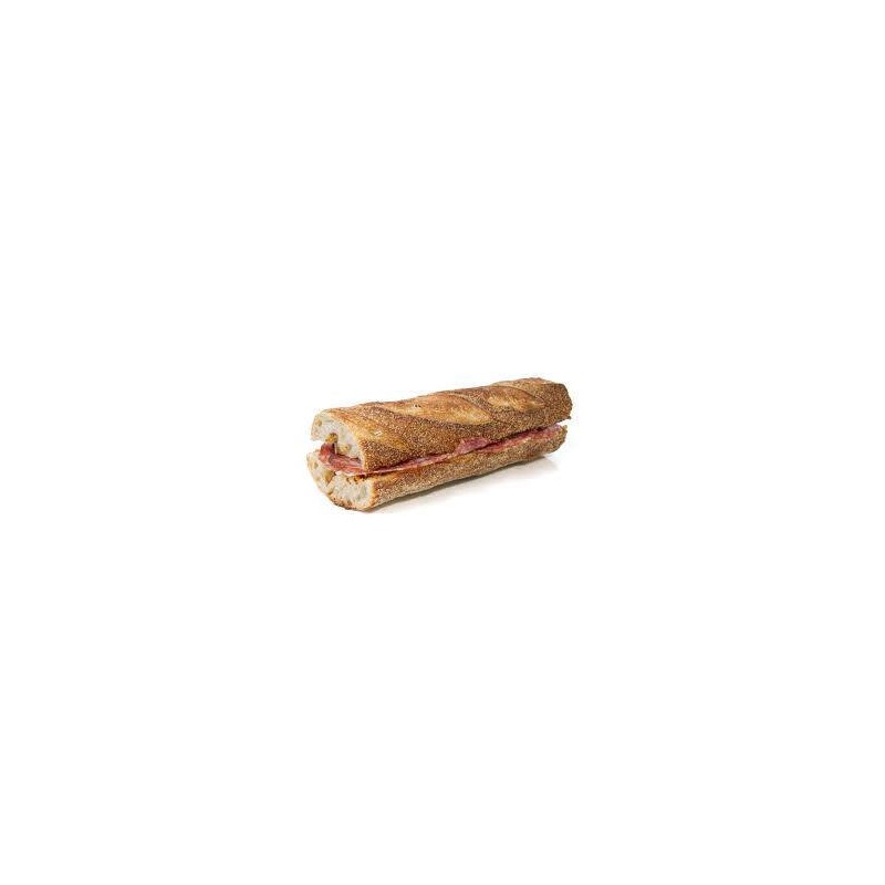 Sandwich salami baguette